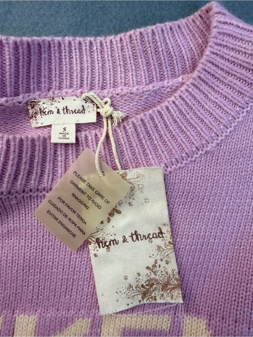 Hem & Thread Pastel Pink 